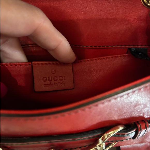Gucci EUC COA Red Horsebit Crossbody Bag - Picture 10 of 16